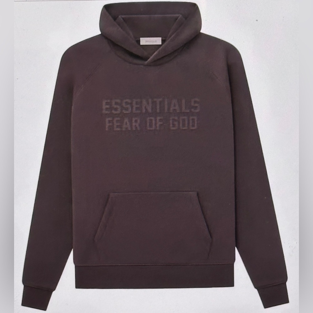 Essentials Fear of God Plum Hoodie – Size Large – New With Tags